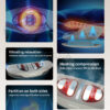 TENS EMS LED Air Compression Heating Waist Massager