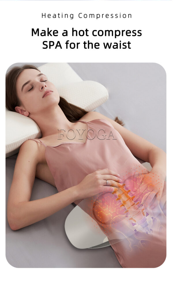 TENS EMS LED Air Compression Heating Waist Massager