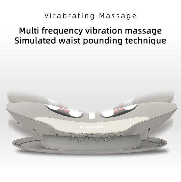 TENS EMS LED Air Compression Heating Waist Massager