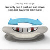 TENS EMS LED Air Compression Heating Waist Massager