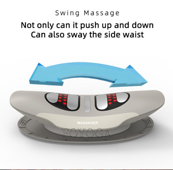 TENS EMS LED Air Compression Heating Waist Massager