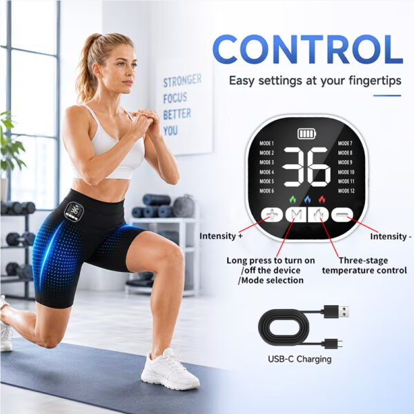 详情_04 Smart Wireless EMS Muscle Stimulator Shorts with Heat