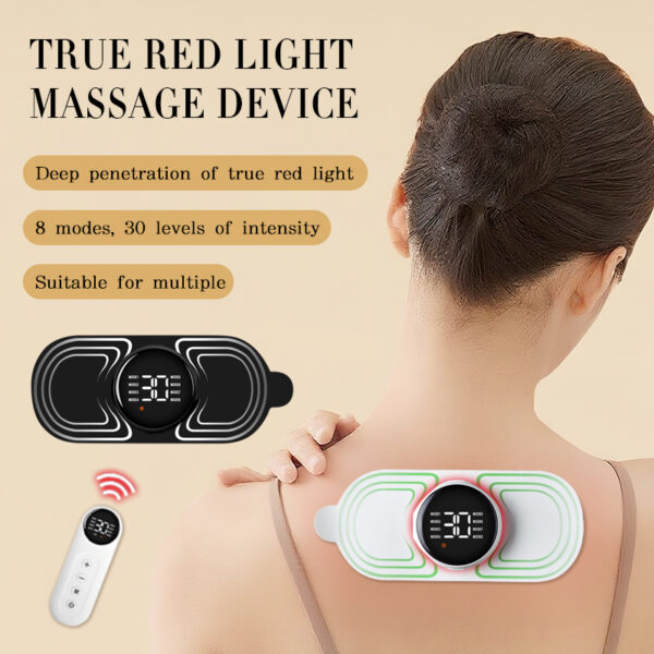 EMS Pulse Massager with Red Light Thermal Therapy