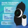 EMS Pulse Massager with Red Light Thermal Therapy