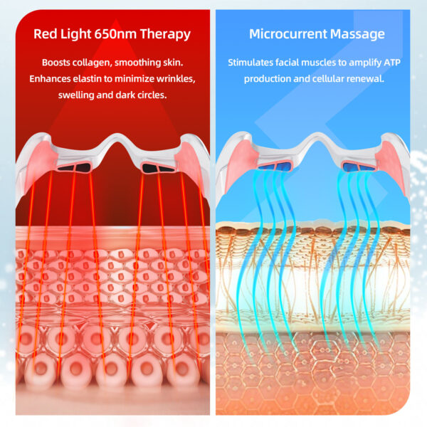 Tens Eye Beauty Massager with Led therapy