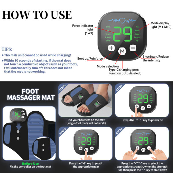 Electric Foot Massager Shoe