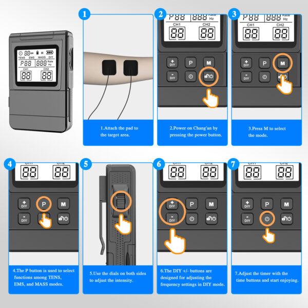 Tens Ems Combo Machine