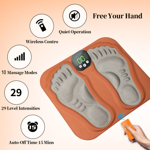 Electric Ems Foot Massager Foot Acupuncture Massage Mat