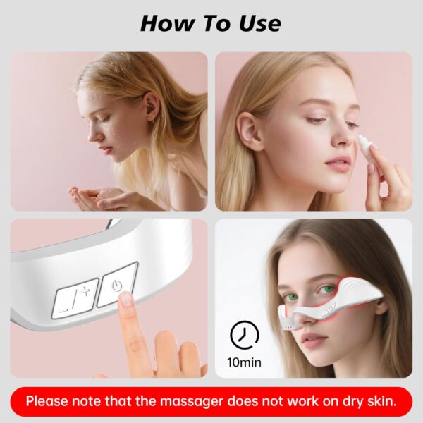 Tens Eye Beauty Massager with Led therapy