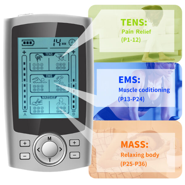 TENS EMS Mini Massager 36 Modes