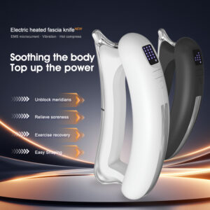 Stainless Steel Gua Sha Smart Neck Massage Gun