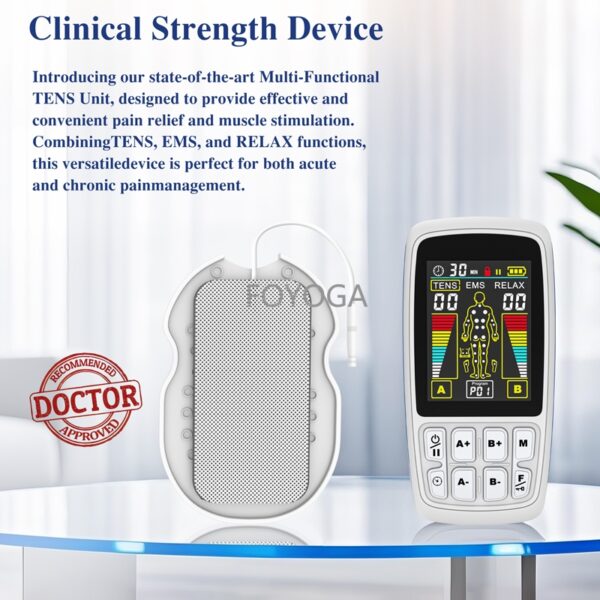 3-in-1 TENS EMS RELAX Combo Stimulator