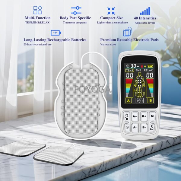 3-in-1 TENS EMS RELAX Combo Stimulator