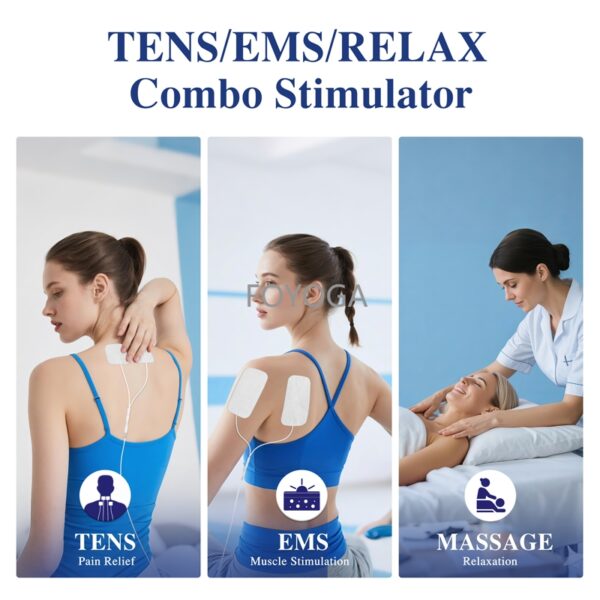 3-in-1 TENS EMS RELAX Combo Stimulator