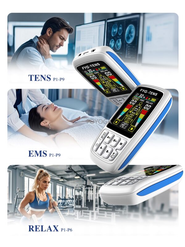 3-in-1 TENS EMS RELAX Combo Stimulator