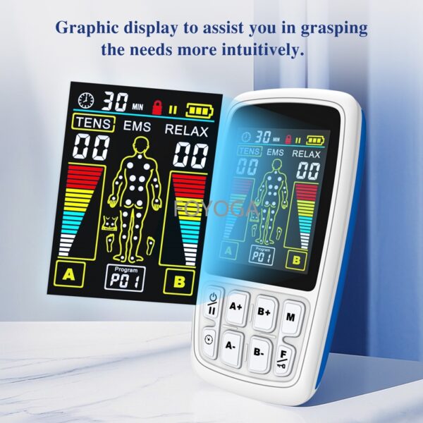 3-in-1 TENS EMS RELAX Combo Stimulator