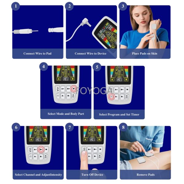 3-in-1 TENS EMS RELAX Combo Stimulator